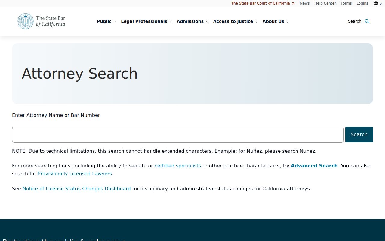 Anaheim resident lookup California attorney search